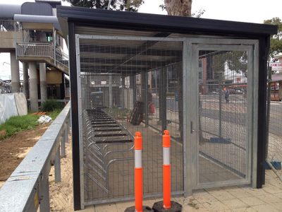 Bike Cage for Railway Station